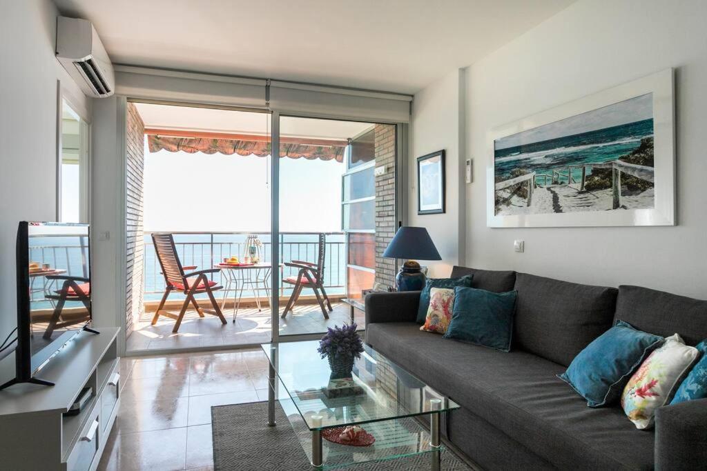 Apartamento Con Vistas Al Mar Primera Linea De Playa Del Postiguet Alicante Exteriör bild
