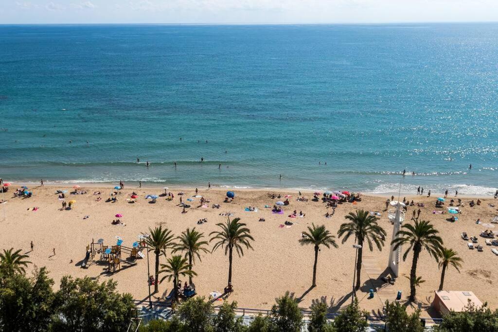 Apartamento Con Vistas Al Mar Primera Linea De Playa Del Postiguet Alicante Exteriör bild