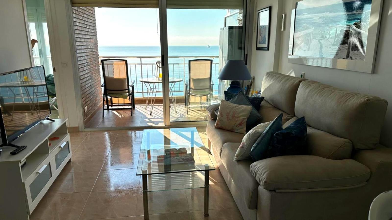 Apartamento Con Vistas Al Mar Primera Linea De Playa Del Postiguet Alicante Exteriör bild