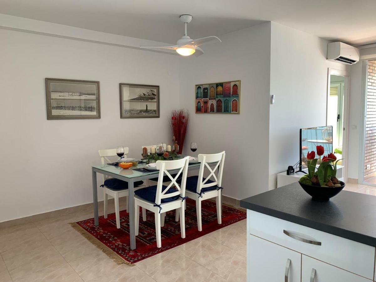 Apartamento Con Vistas Al Mar Primera Linea De Playa Del Postiguet Alicante Exteriör bild